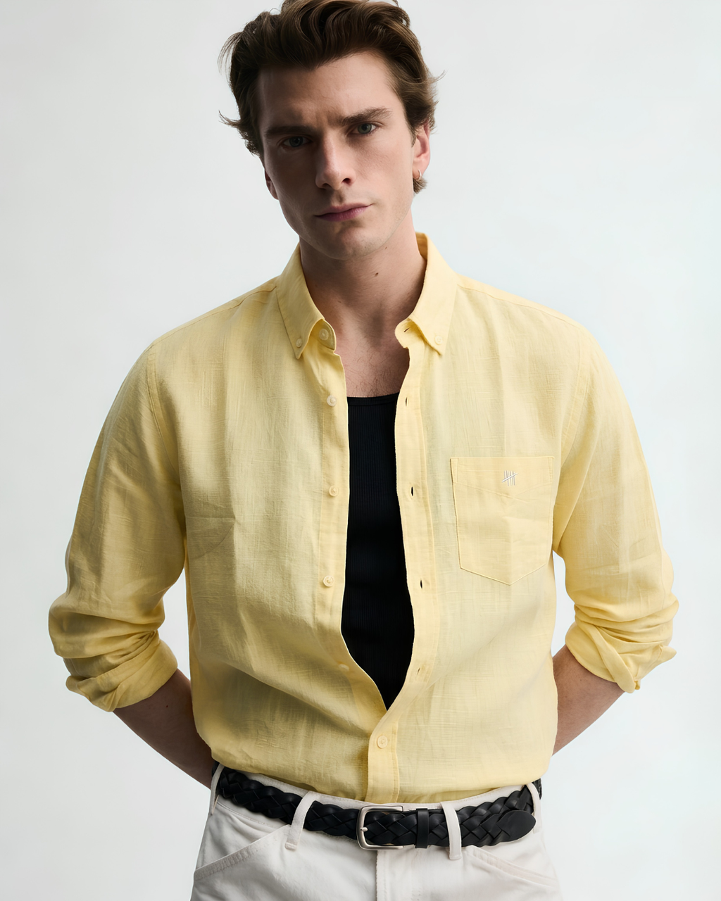 Lemon Haze Linen Shirt