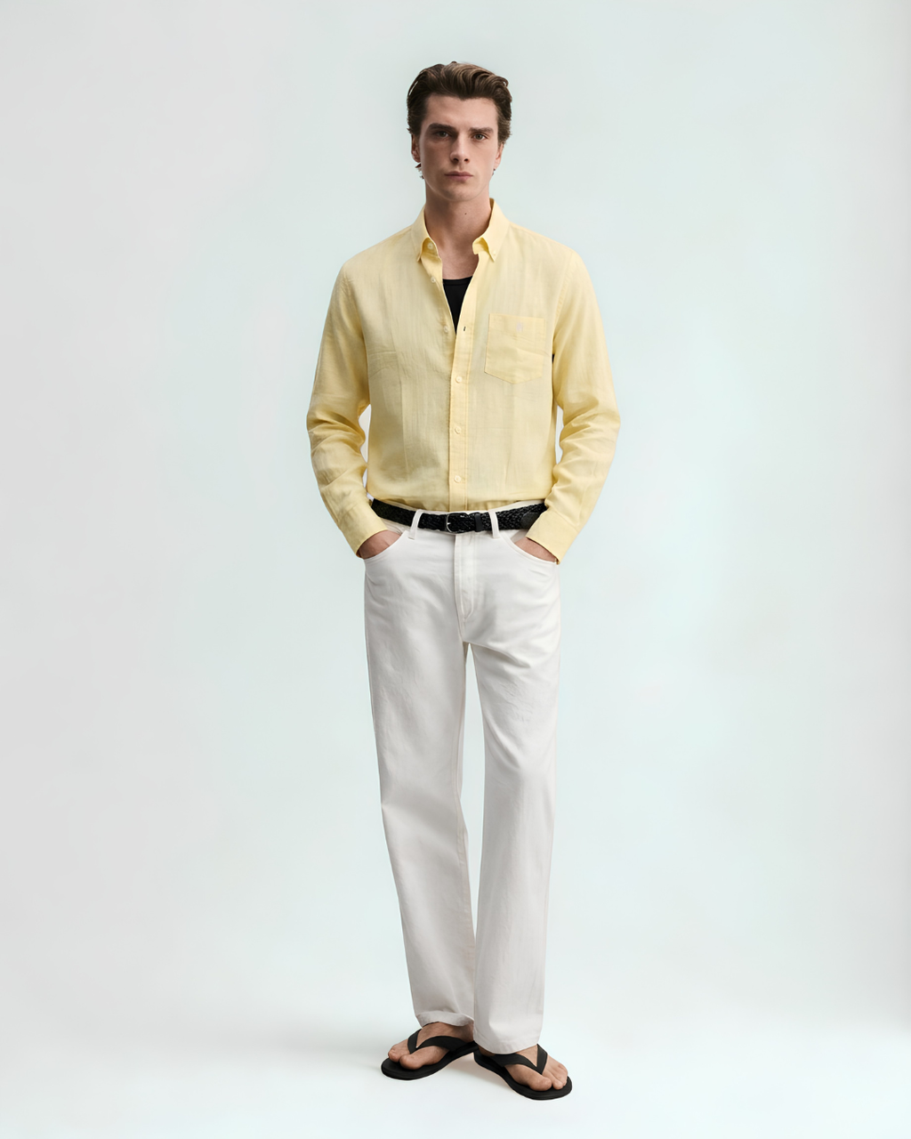 Lemon Haze Linen Shirt