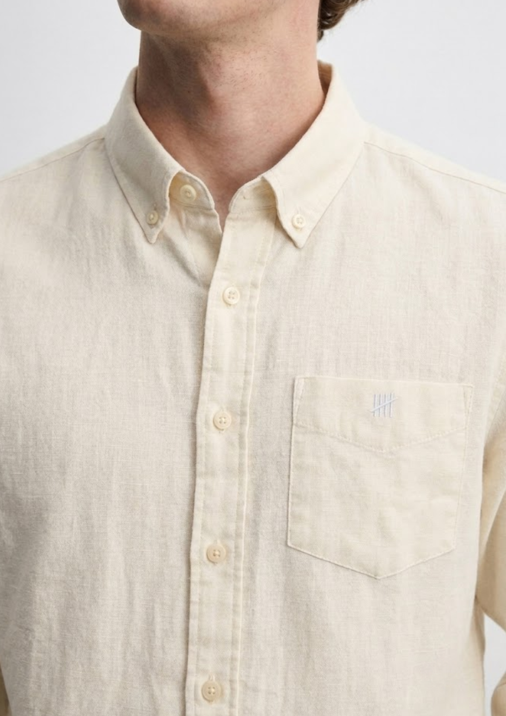 Cotton Linen Shirt - Butter Yellow