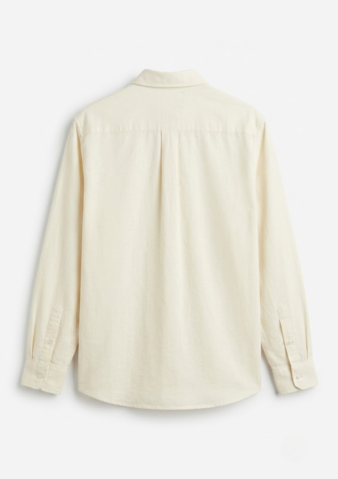 Cotton Linen Shirt - Butter Yellow