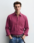 Crimson Loom Shirt