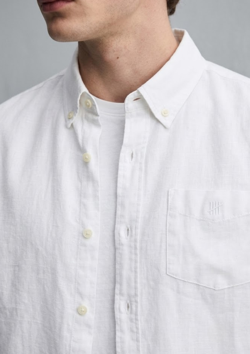 Cotton Linen Shirt - Cloud