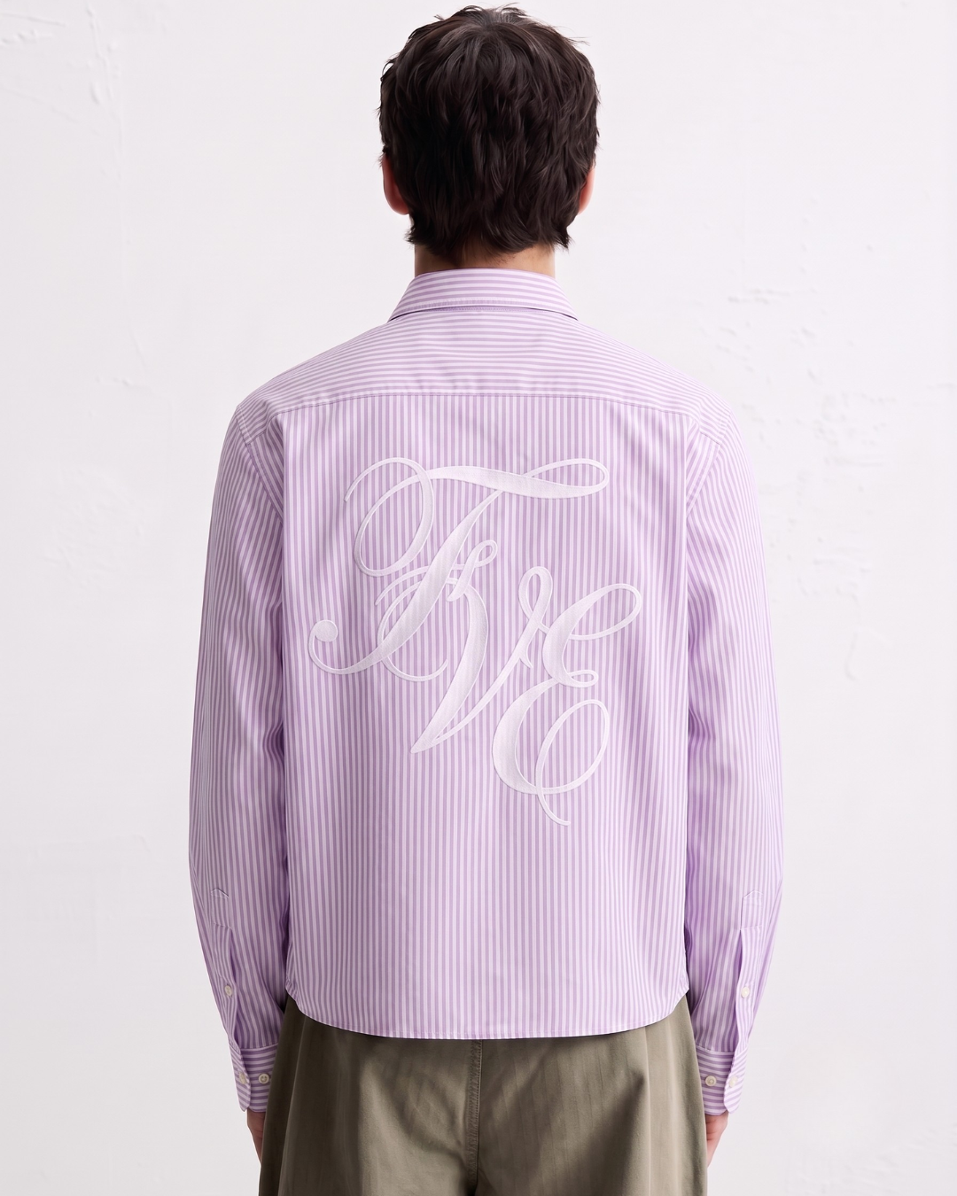 Lavender BE Stripe Box Shirt
