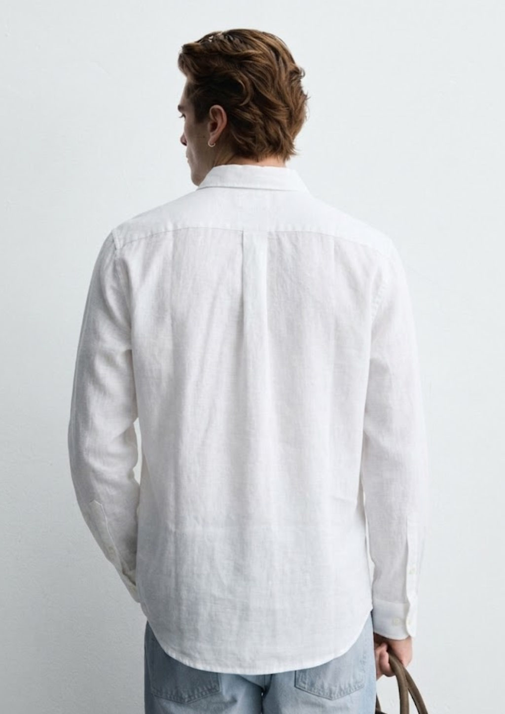 Cotton Linen Shirt - Cloud