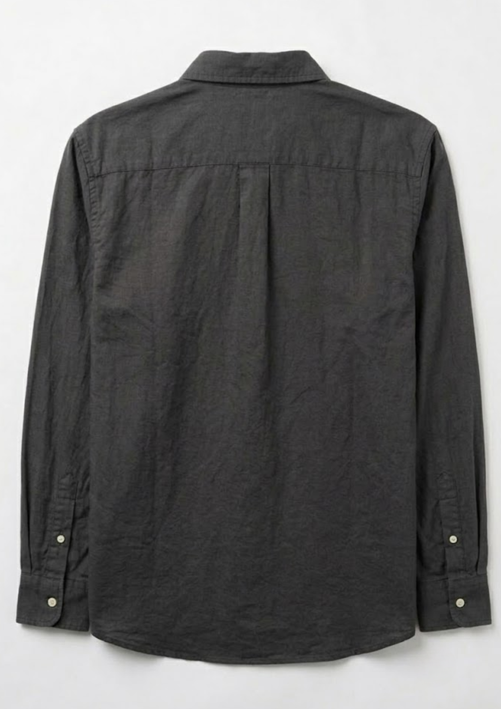 Cotton Linen Shirt - Black
