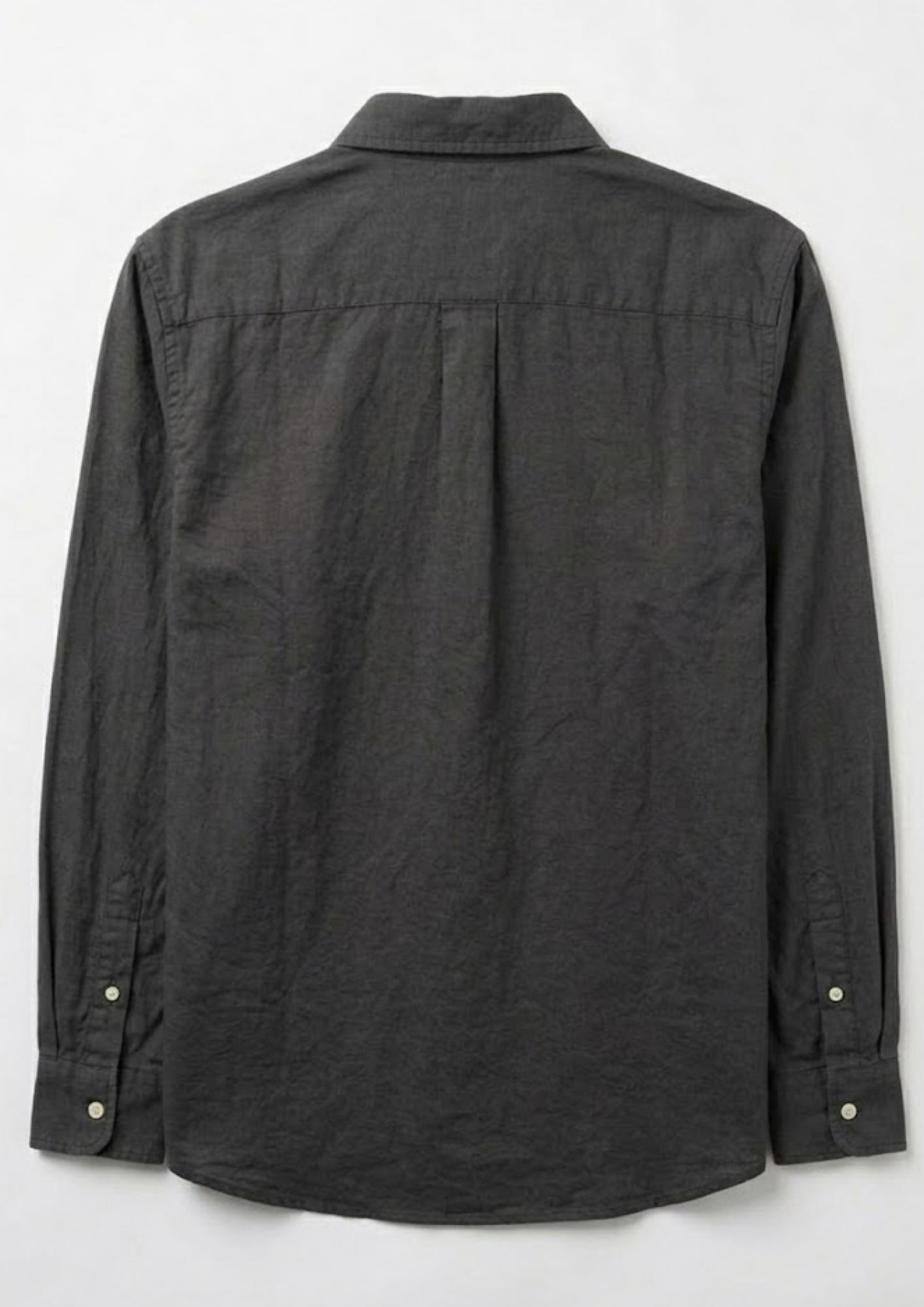 Cotton Linen Shirt - Black