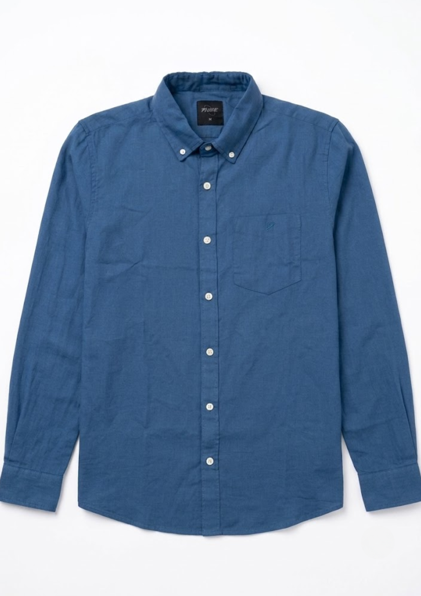 Cotton Linen Shirt - Harbor