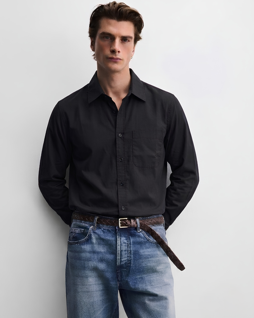Obsidian Cotton Shirt