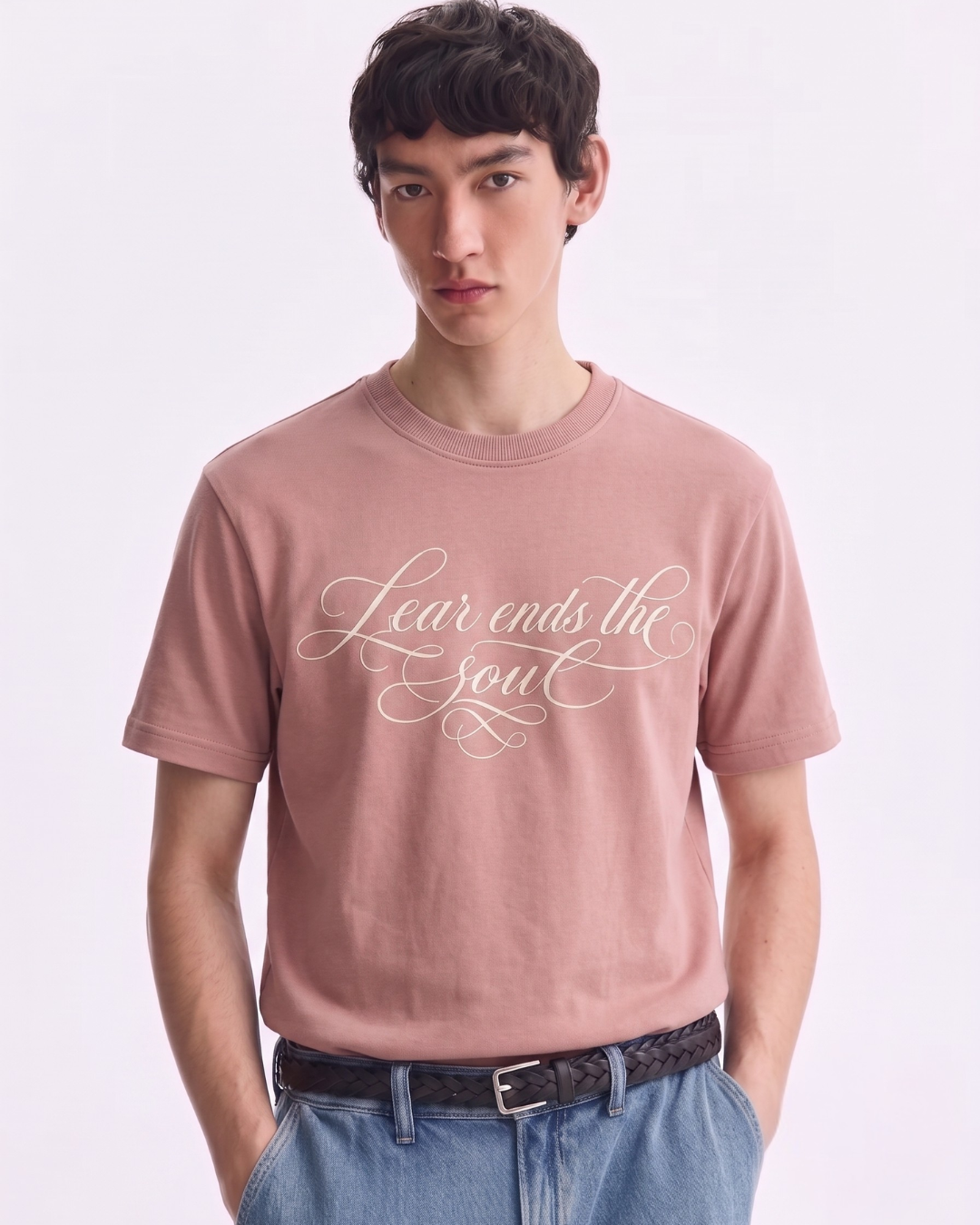 Dusty Rose Script Tee