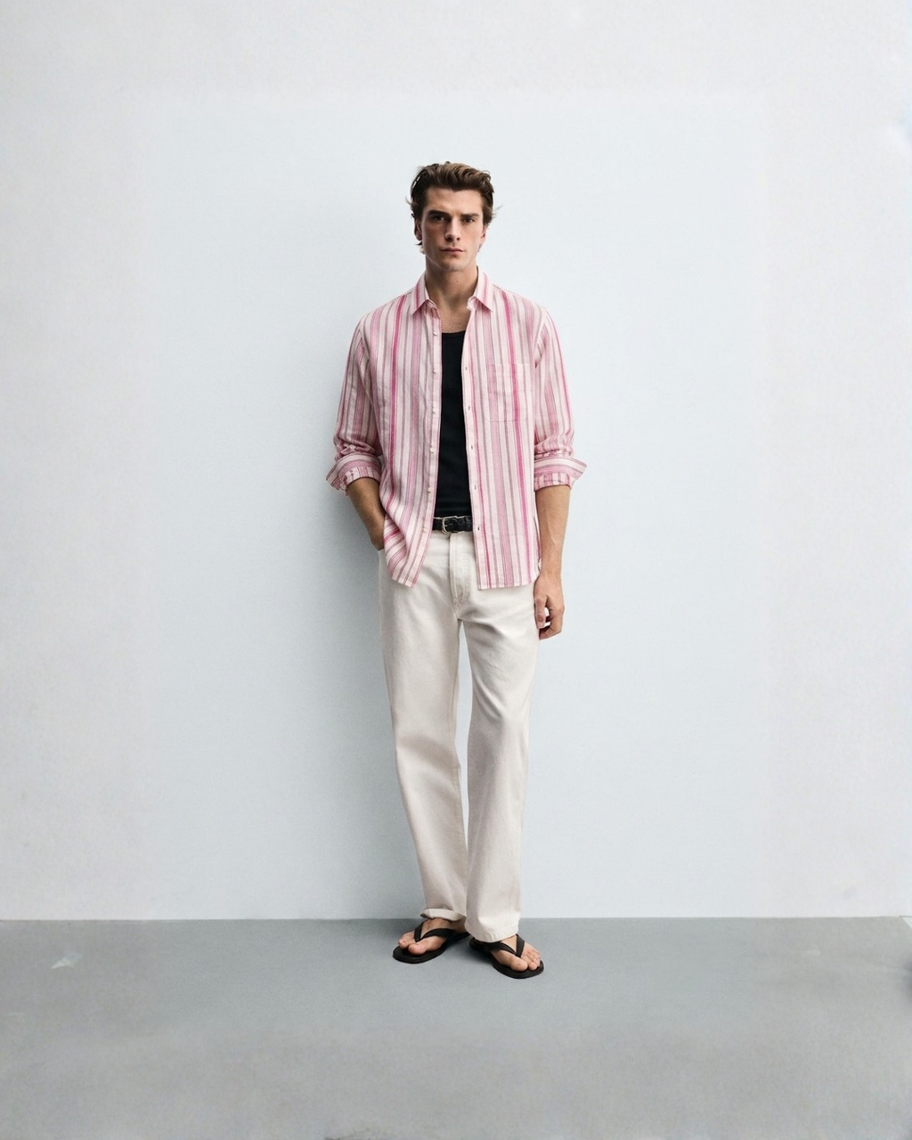 The Blush Stripe Linen