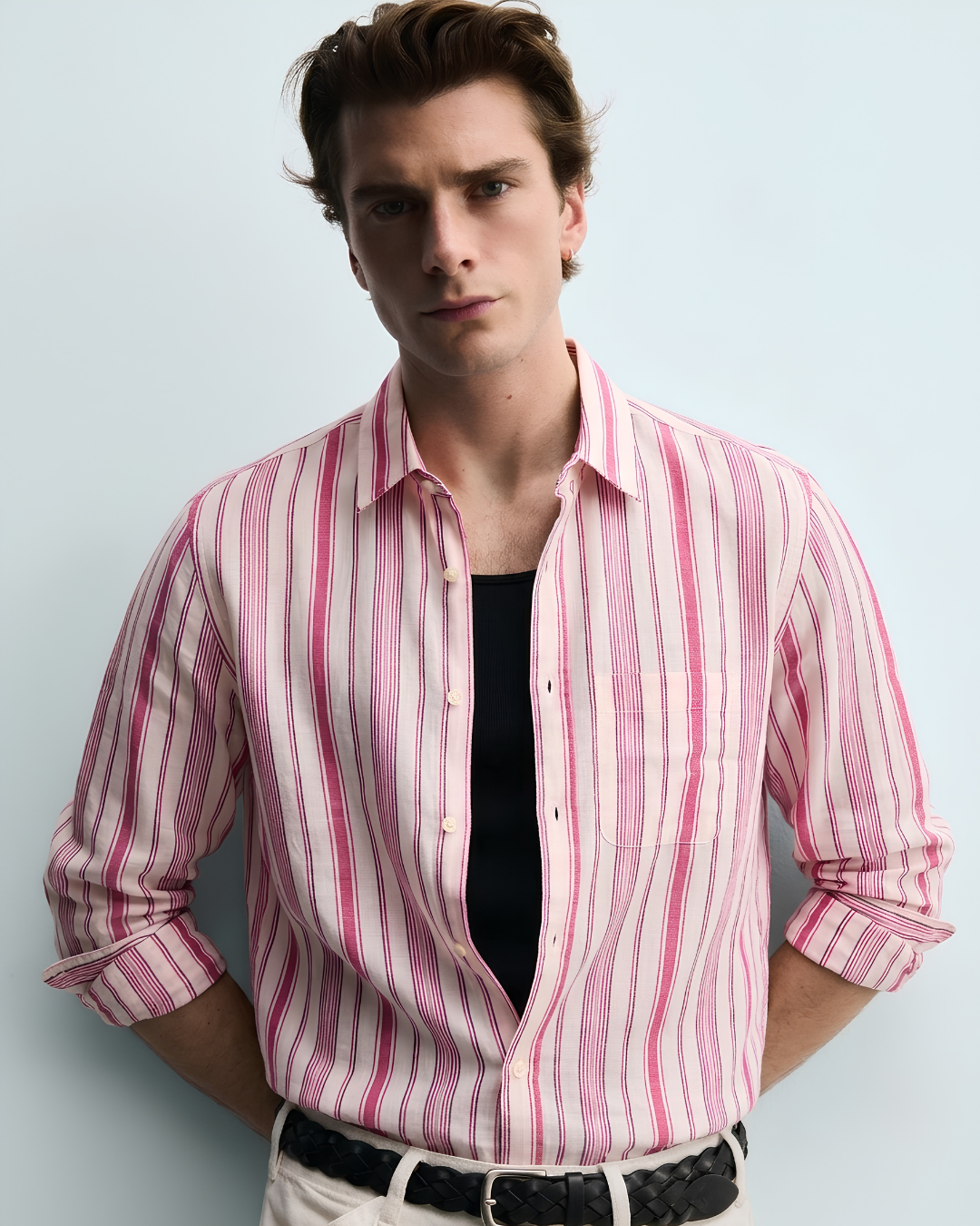 The Blush Stripe Linen