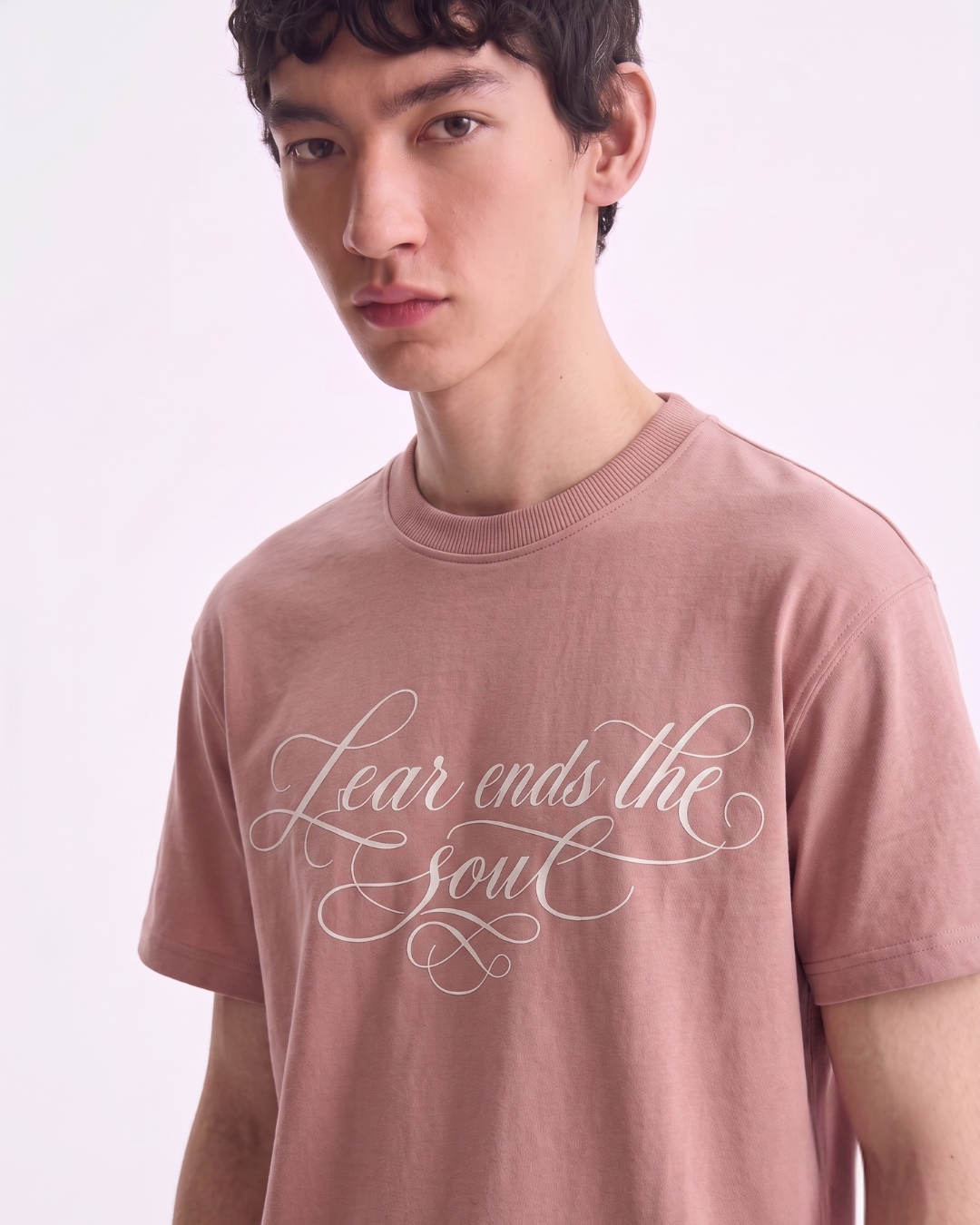 Dusty Rose Script Tee