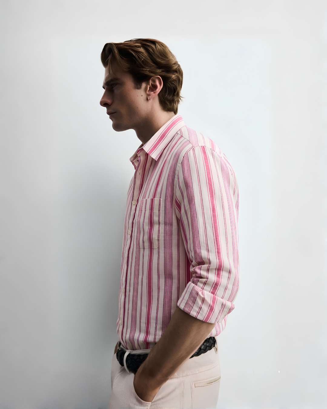 The Blush Stripe Linen
