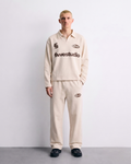 Beige & Brown Tracksuit