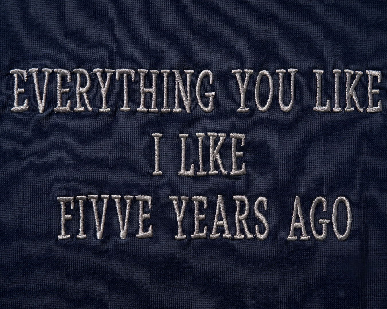 The "Fivve Years" Statement Tee: