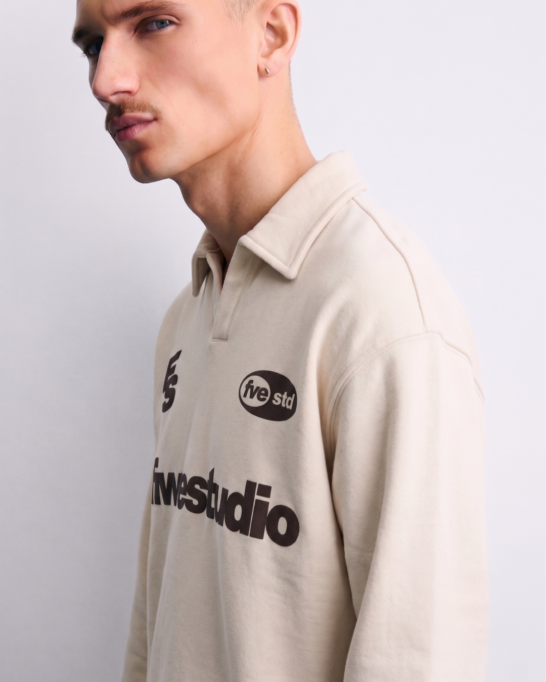 Beige & Brown Tracksuit