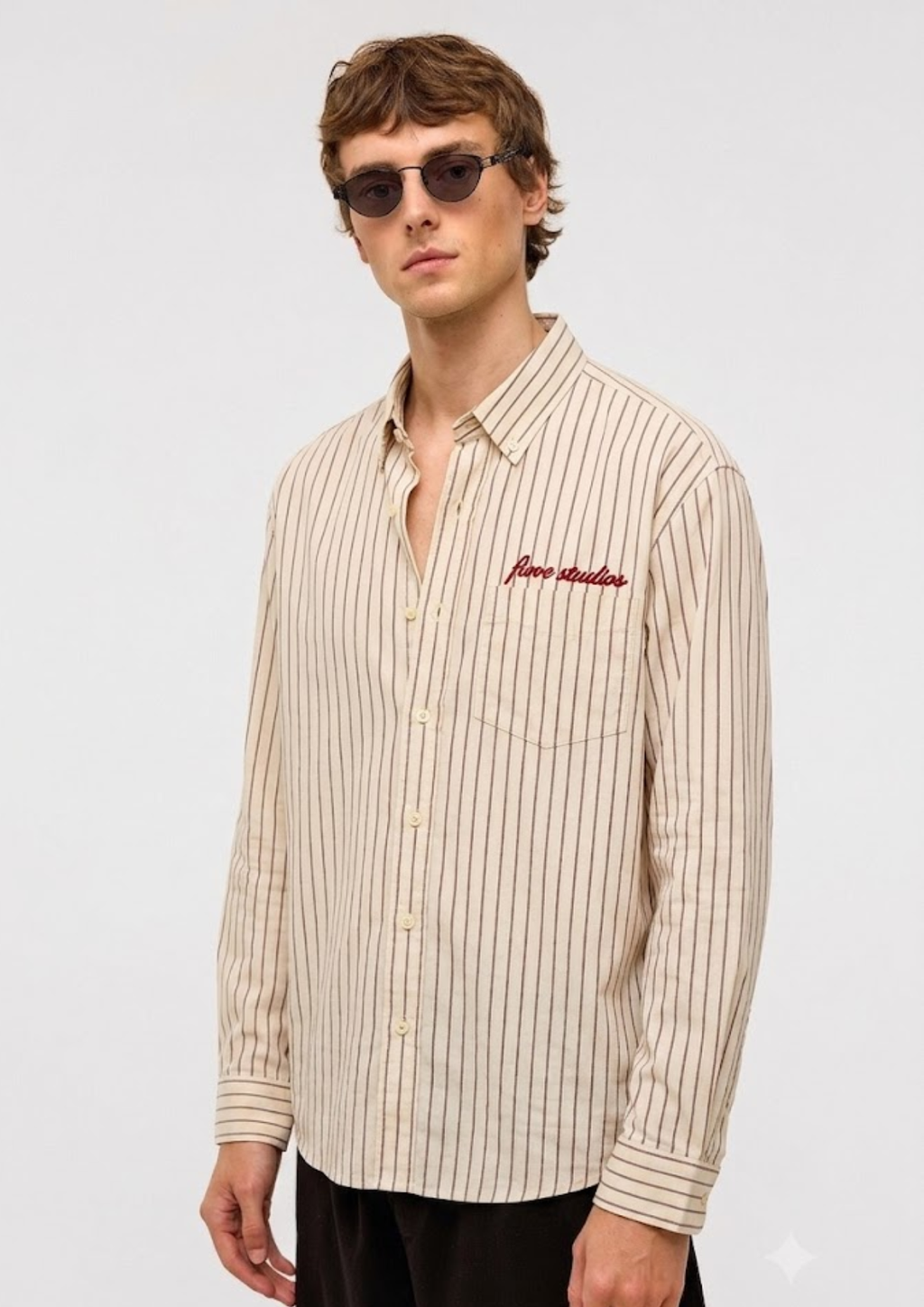 "The Studio" Oat Stripe