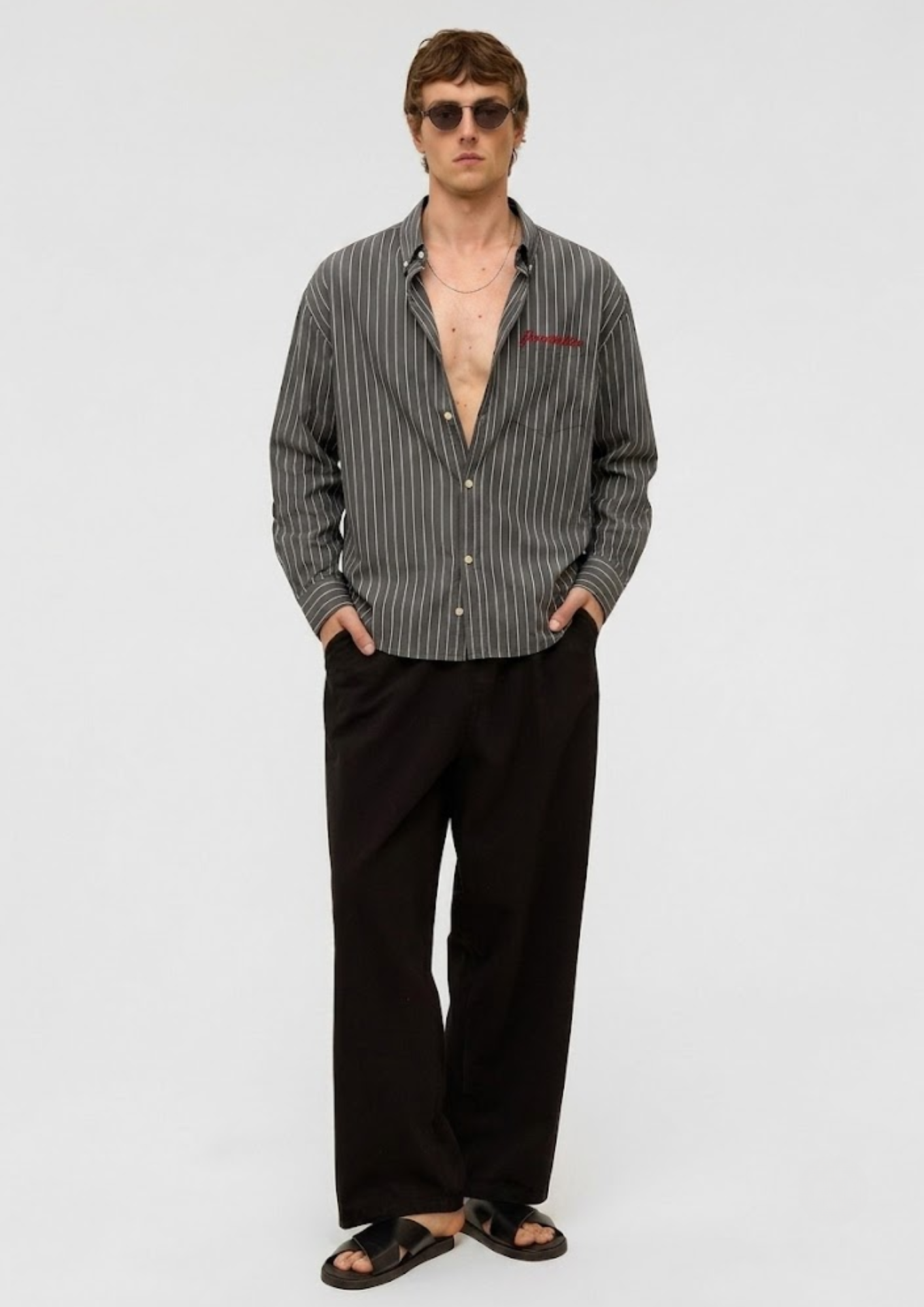 "The Studio" Slate Stripe