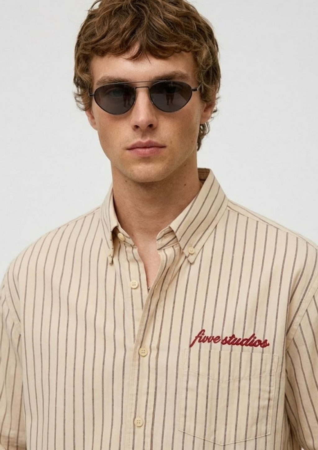 "The Studio" Oat Stripe