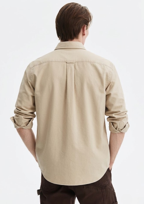 Beige Oxford Shirt