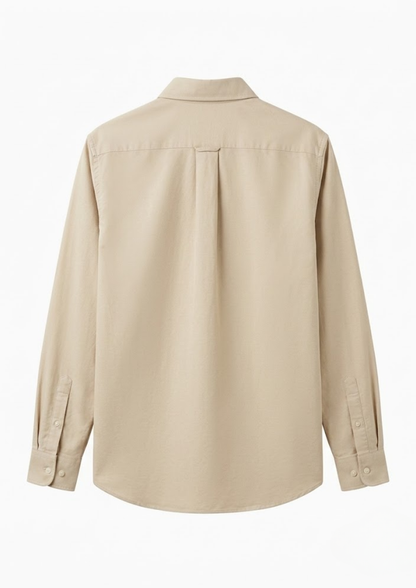 Beige Oxford Shirt
